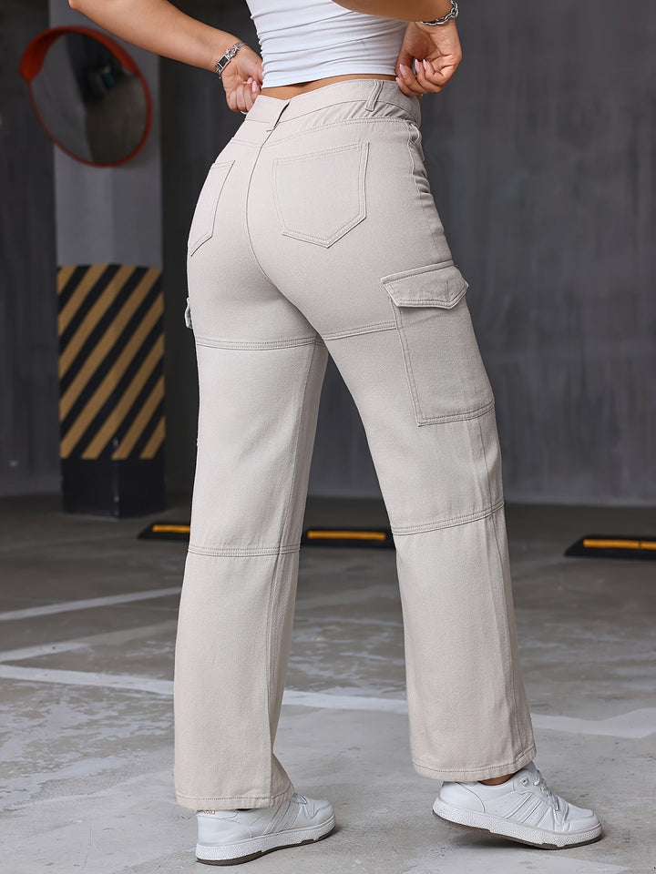 Cargo Pants with Flap Pockets