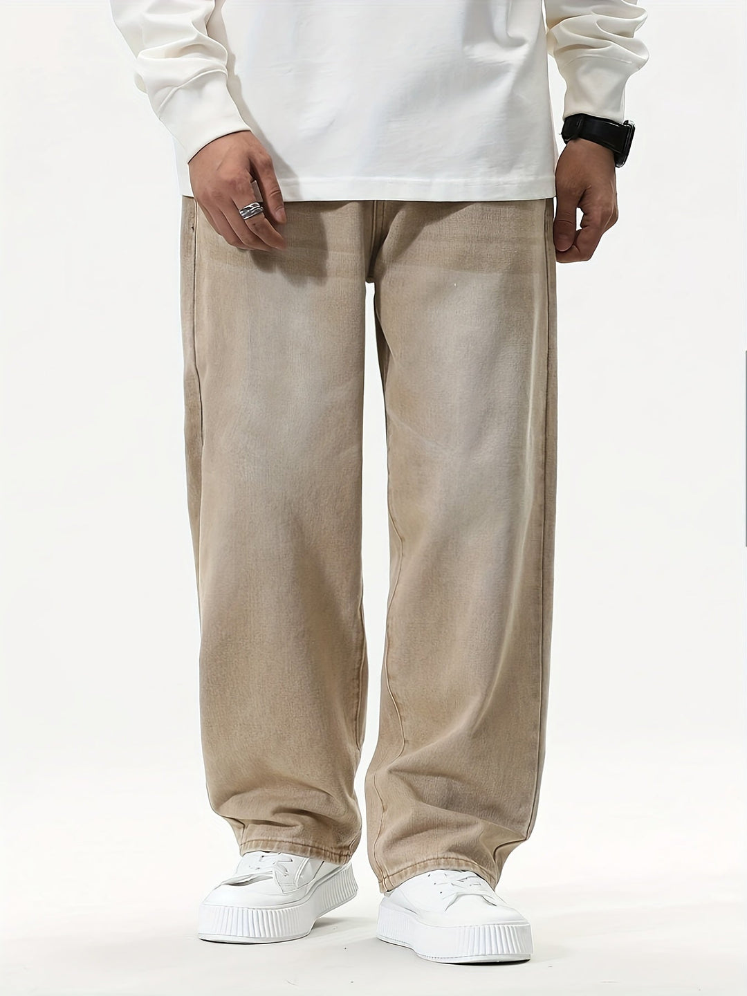 Casual Straight Leg Pants