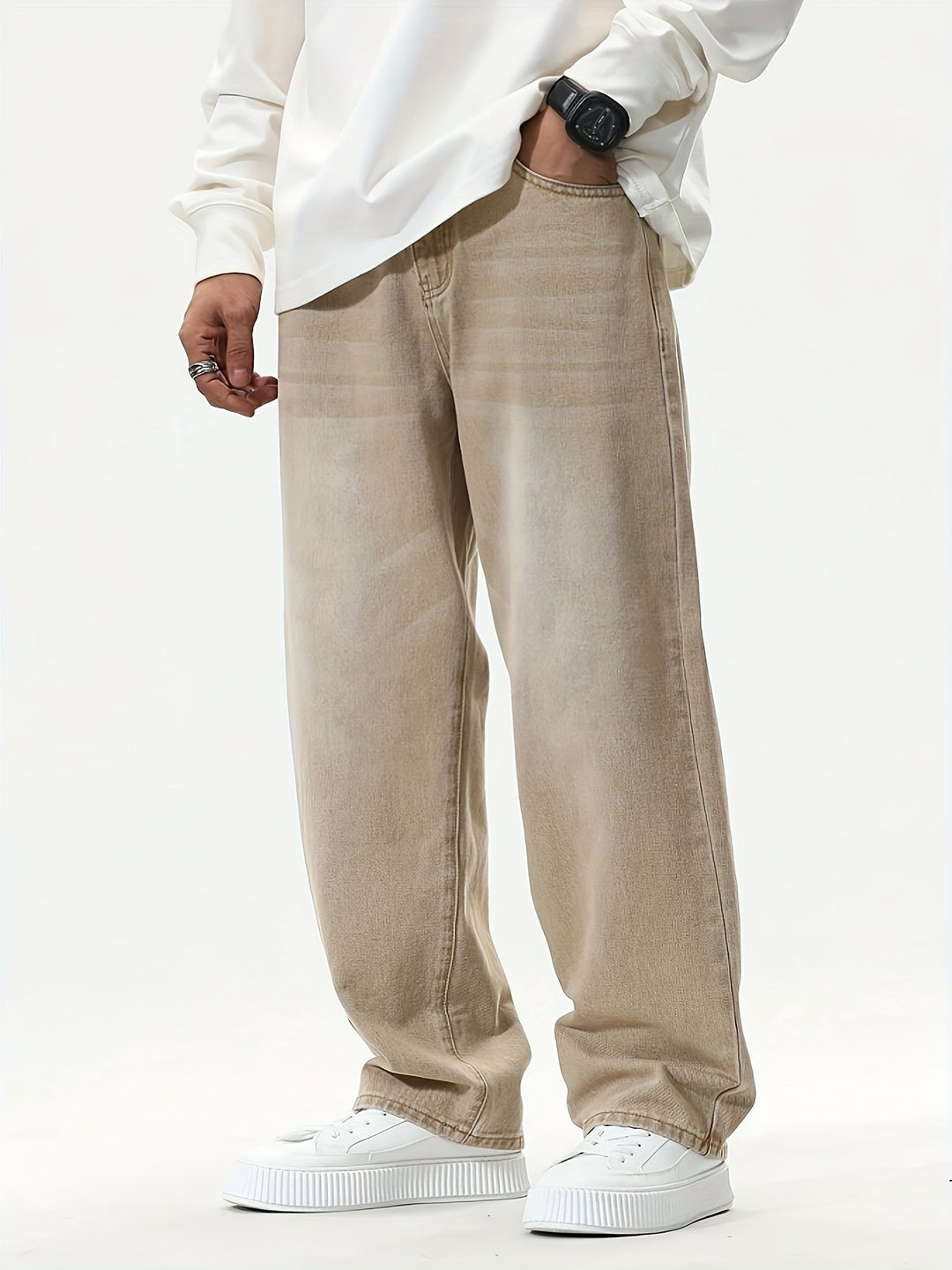 Casual Straight Leg Pants